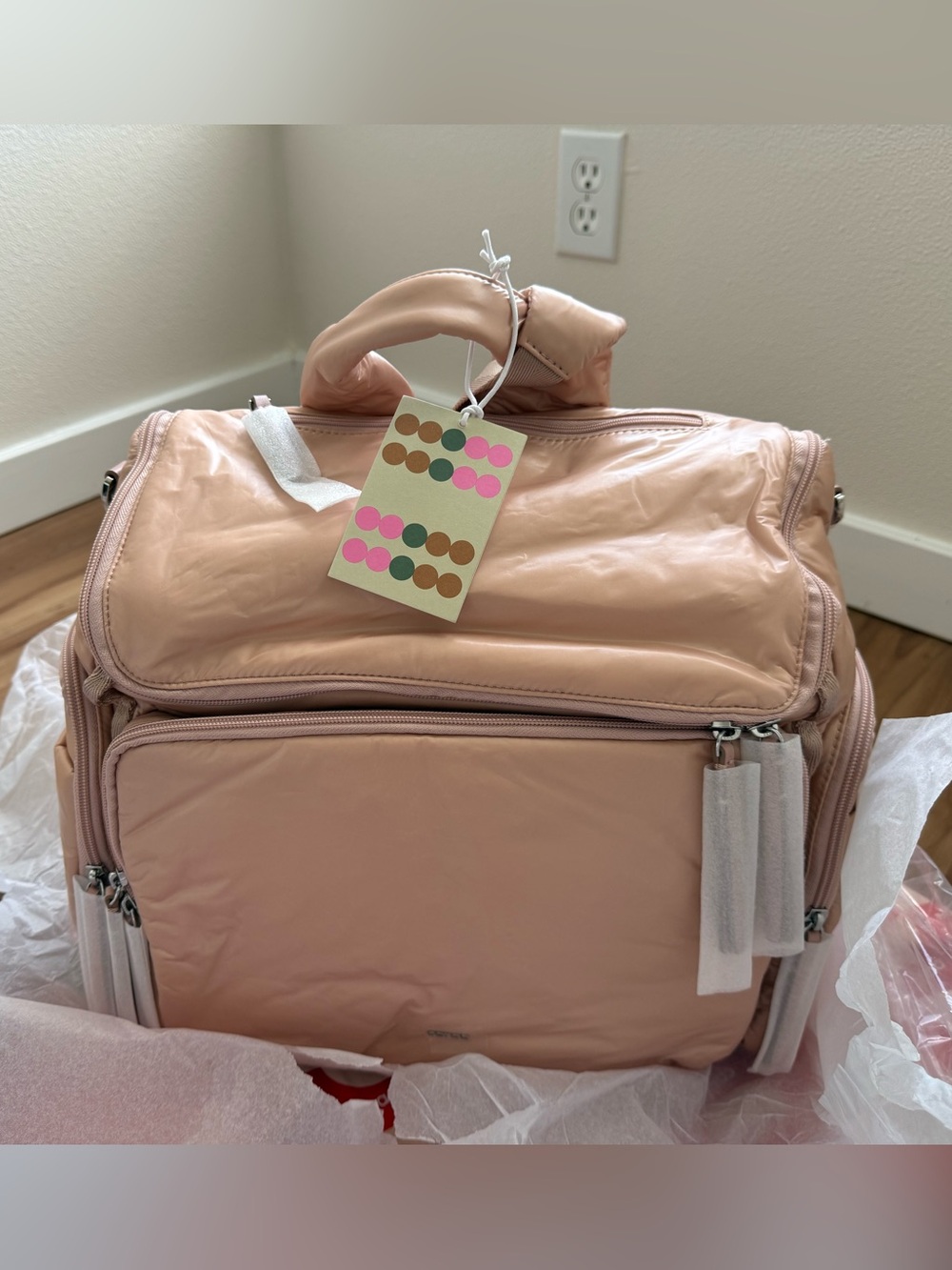 Caraa Blush LARGE Diaper Bag !!NWT!!
